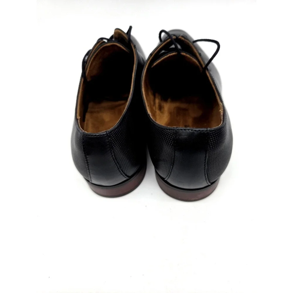 Florsheim Jackson Plain Toe Oxford Dress Shoes 11 Mens LEATHER black